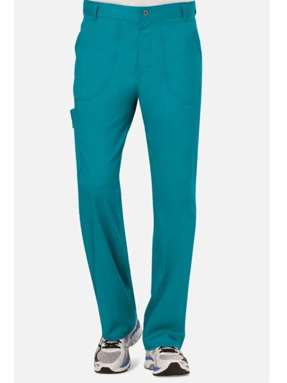 CHEROKEE Infinity Revolution fly front men’s Scrub Pant CK200 -Teal -Med Short